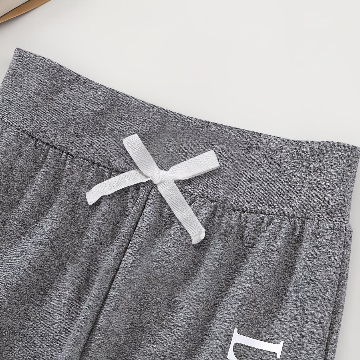 3PCS Party My Crib Letter Printed Short Sleeve Baby Boy Set