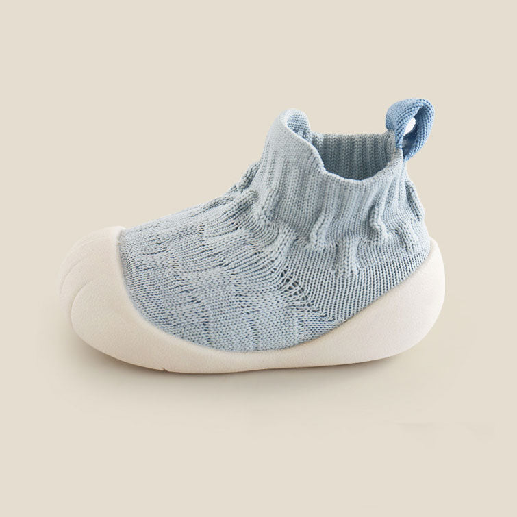 Breathable Knit Sock Style Non Slip Soft Sole Baby Shoes