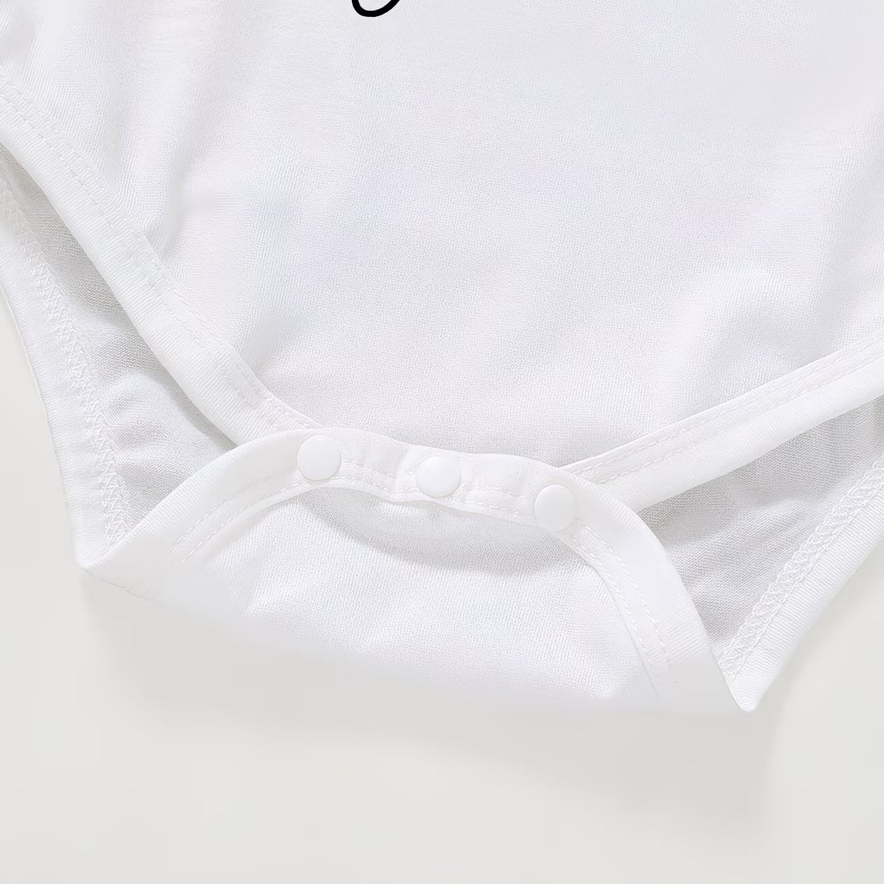 3PCS Party My Crib Letter Printed Short Sleeve Baby Boy Set