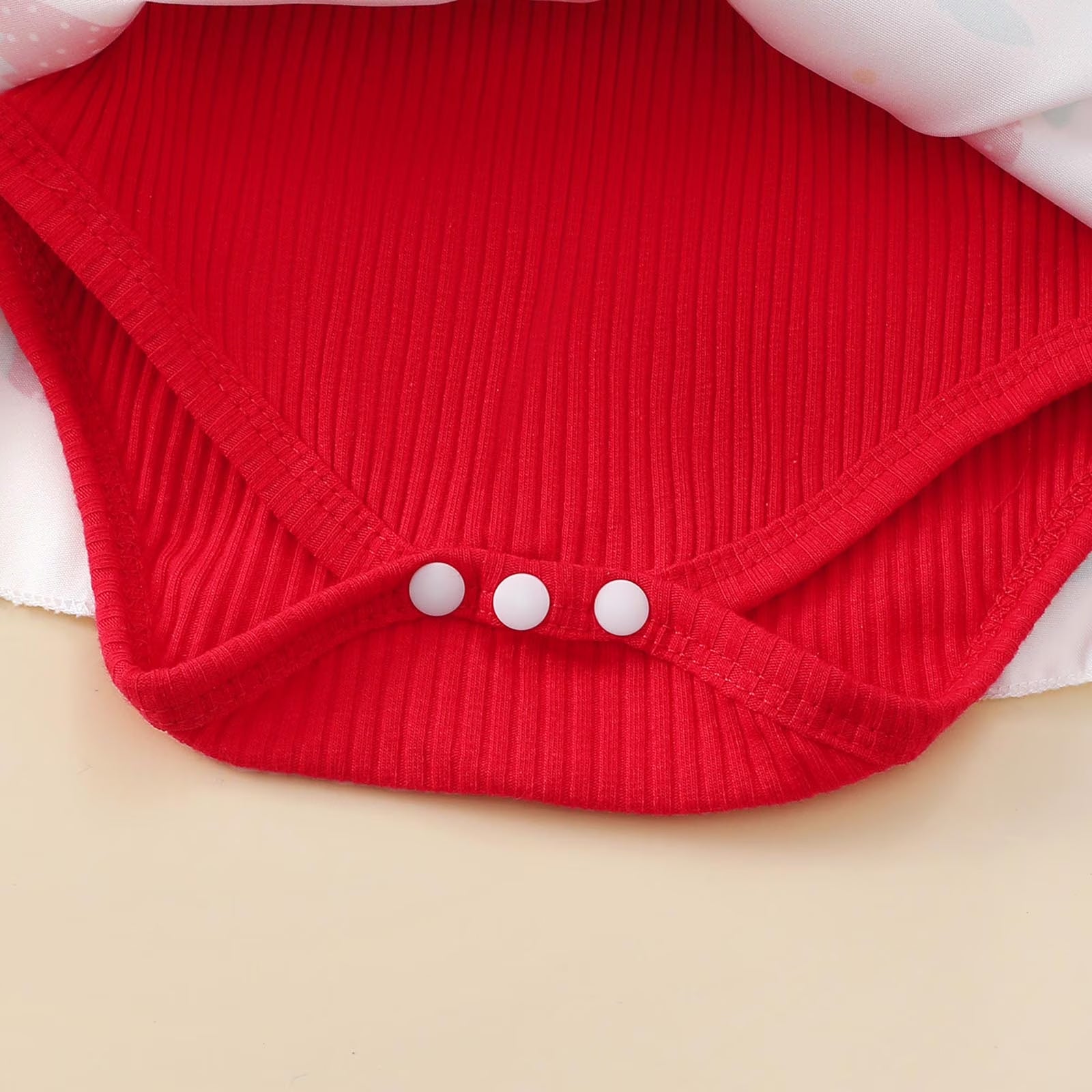 2PCS Cute Strawberry Cherry Print Sleeveless Baby Romper