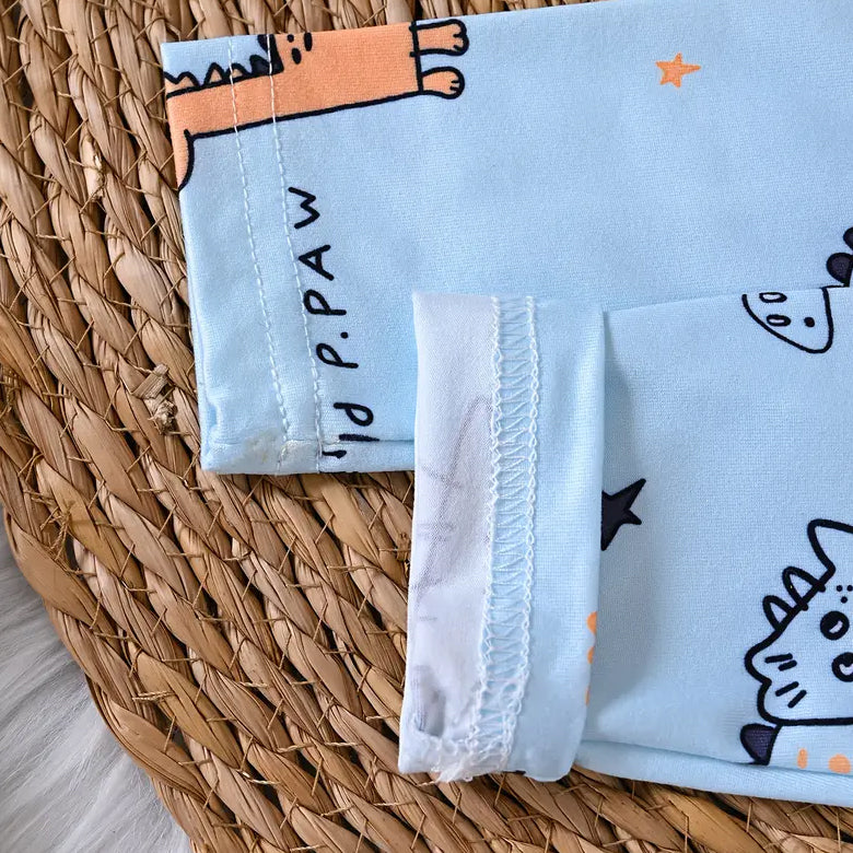 3PCS Cool Dinosaur Print Long Sleeve Baby Set