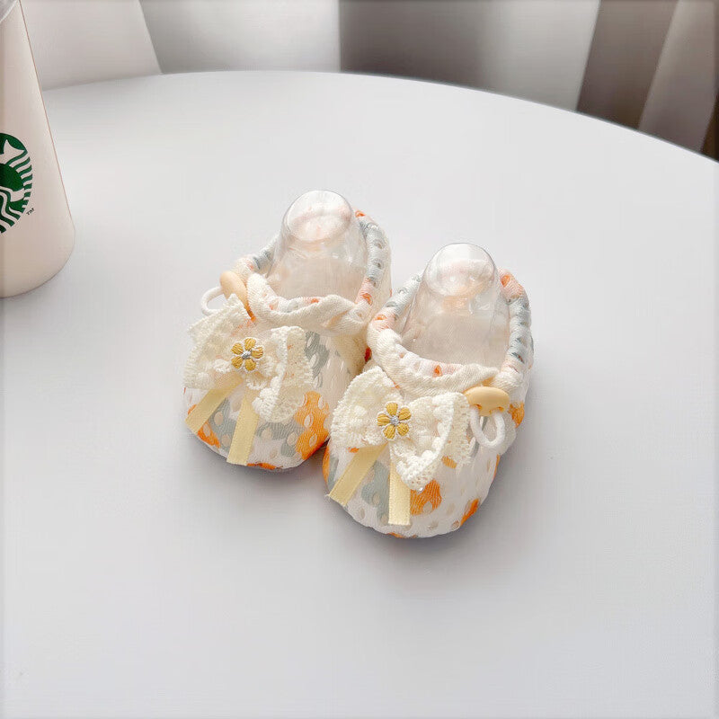 Sweet Breathable Mesh Lace Soft Sole Baby Shoes