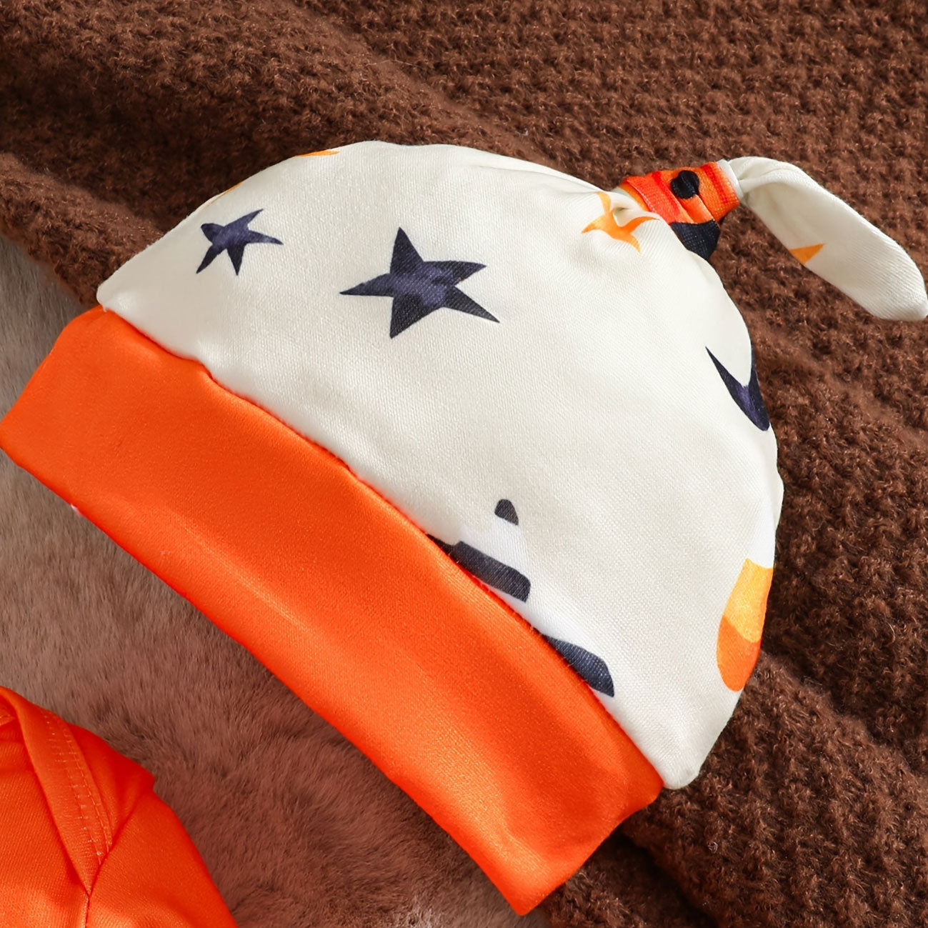 3PCS My First Halloween Letter Halloween Pattern Long Sleeve Baby Set