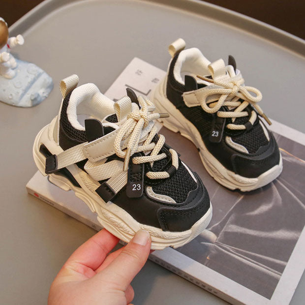 Casual Breathable Mesh Hook Loop Sport Baby Shoes