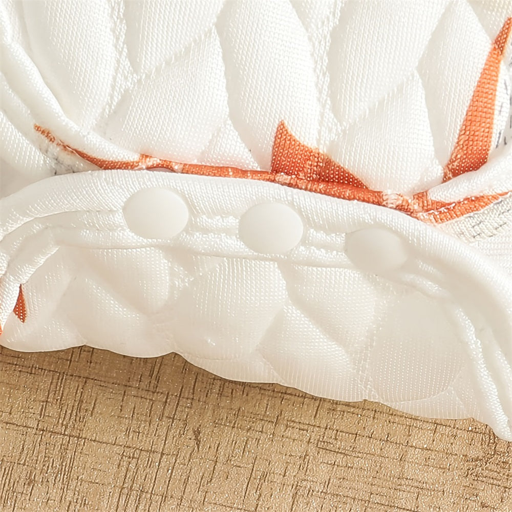 2PCS Cozy Fox Print Long Sleeve Hooded Baby Set