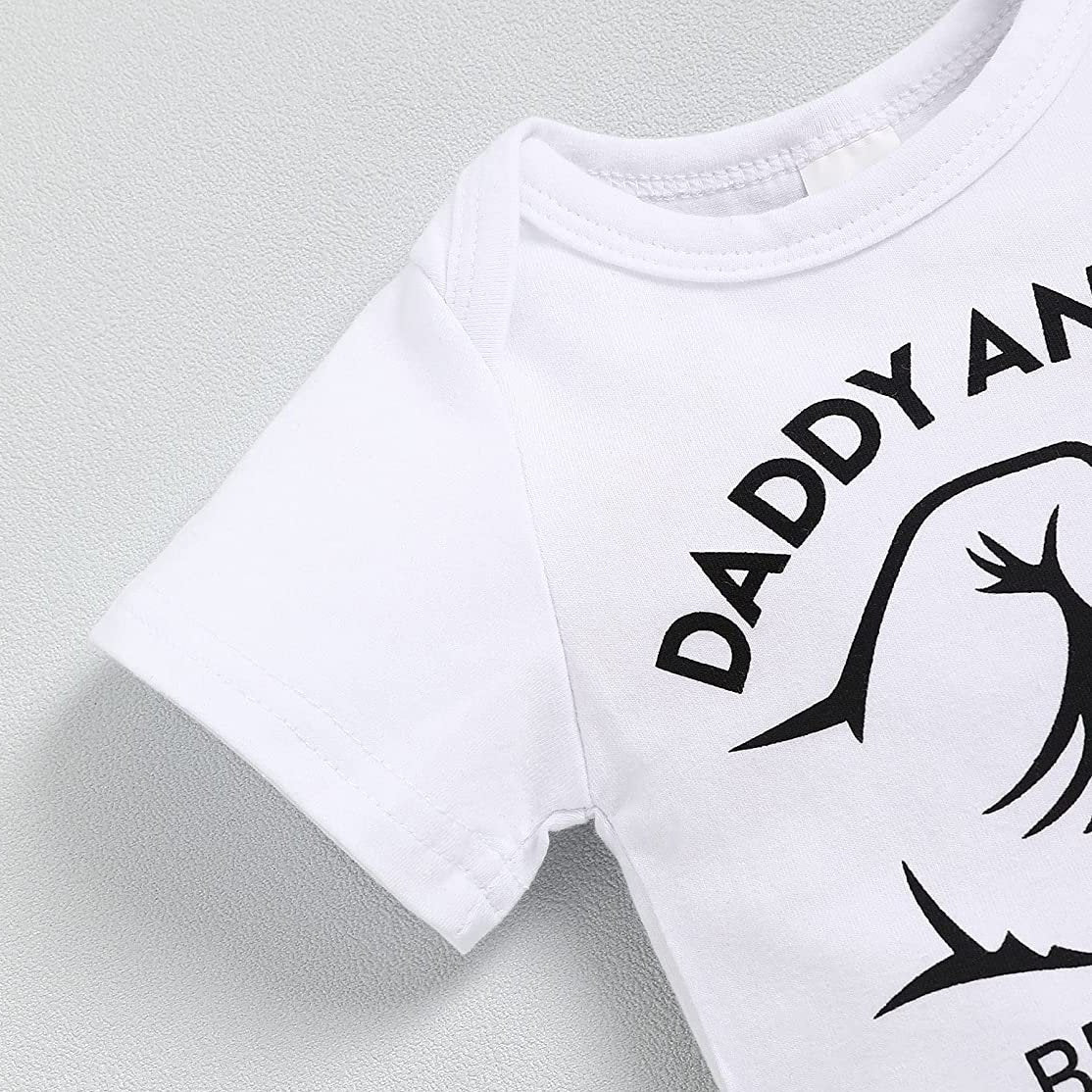 Conjunto de bebé con estampado Daddy And Me Best Buddies For Life de 3 piezas