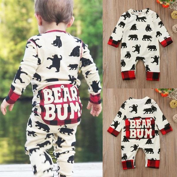 BEAR BUM Full Bear Printed Baby Jumpsuit