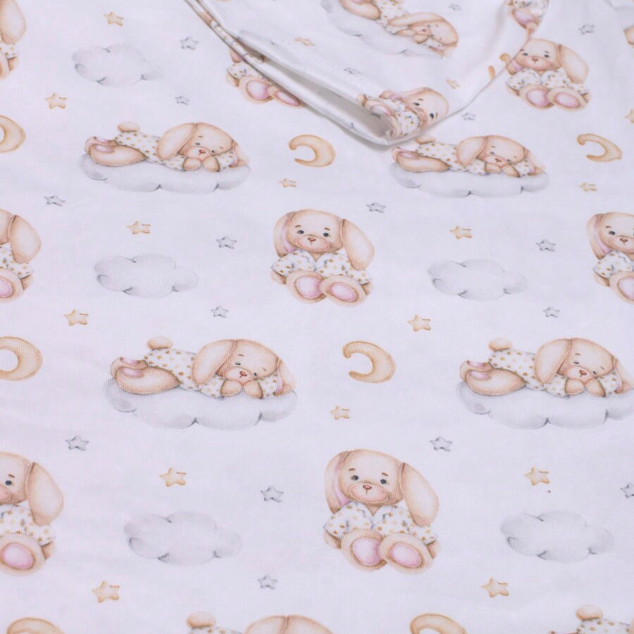 2PCS Cute Bear and Star Printed Newborn Baby Sleeping Bag Set