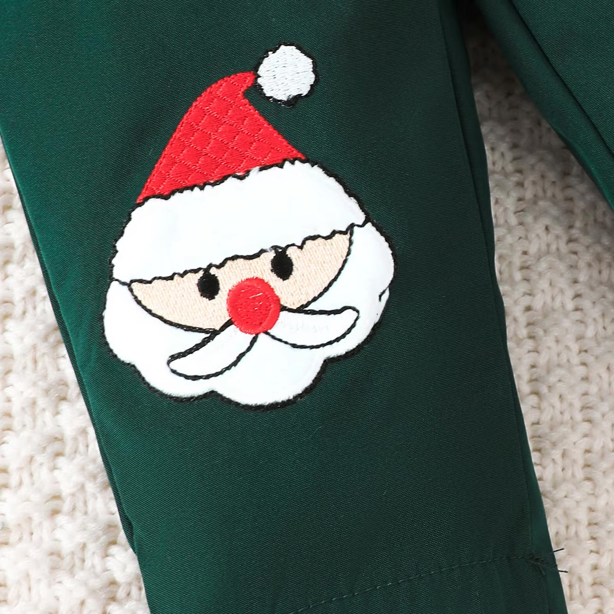 2PCS Stylish Santa Plaid Print Long Sleeve Baby Boy Overalls Set