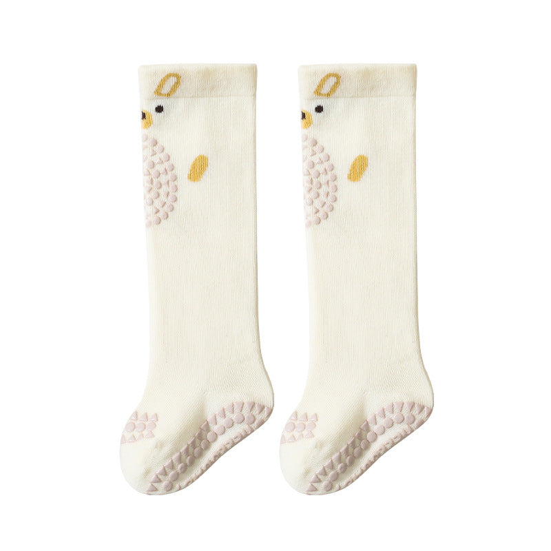 Soft Cute Cartoon Non Slip Knee High Baby Socks