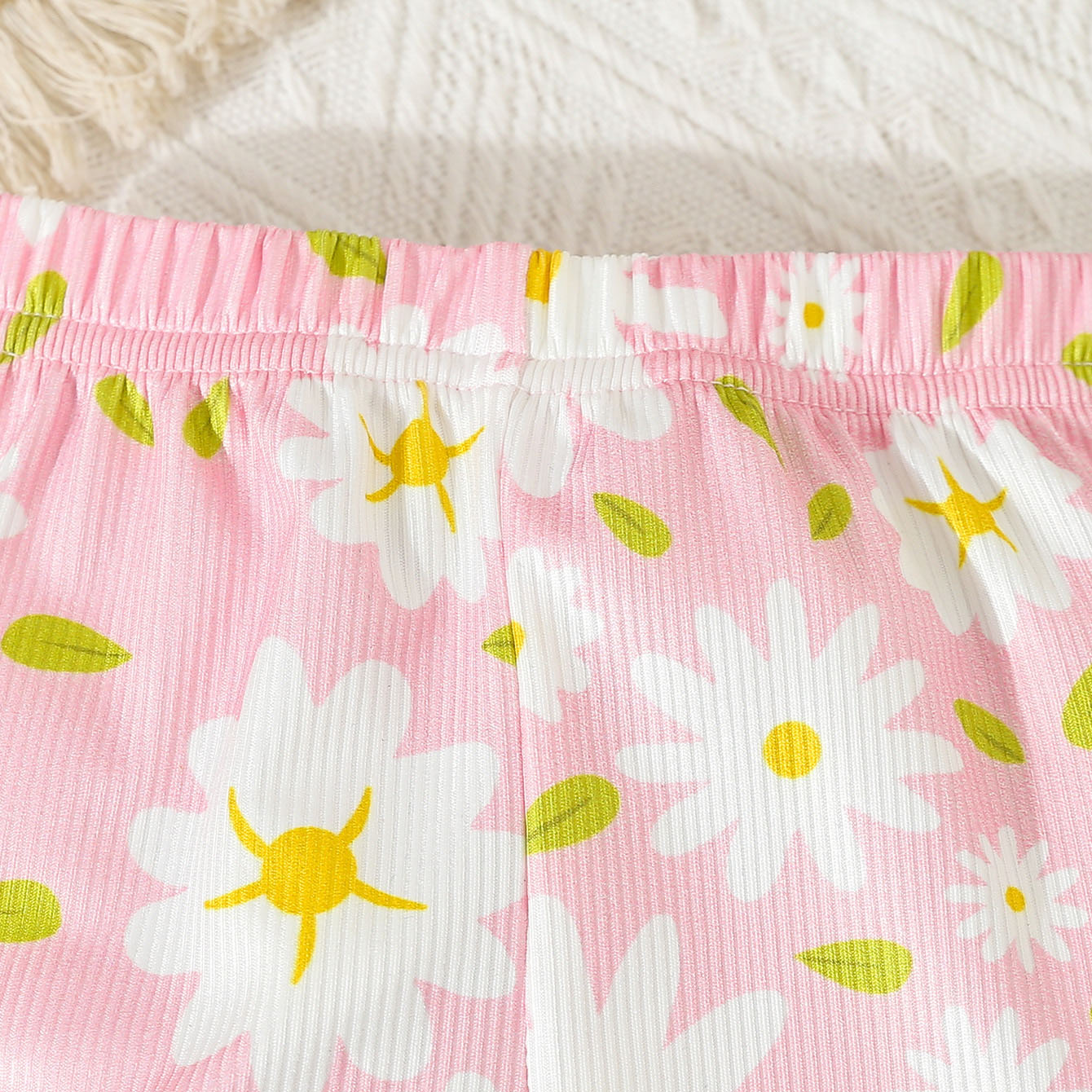 3PCS Sweet Cute Floral Print Long Sleeve Baby Set