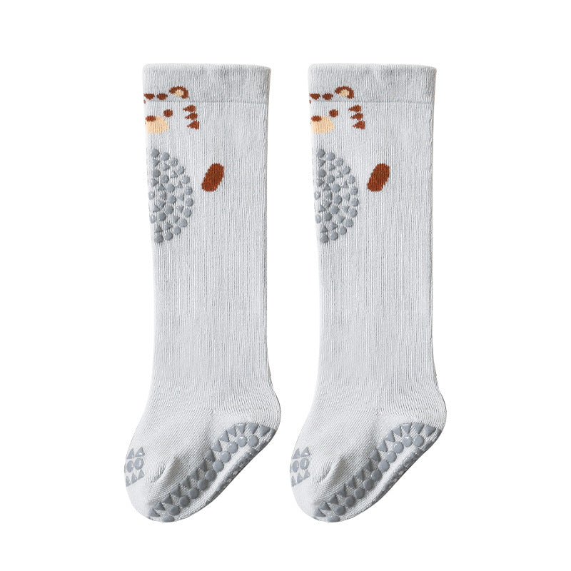 Soft Cute Cartoon Non Slip Knee High Baby Socks