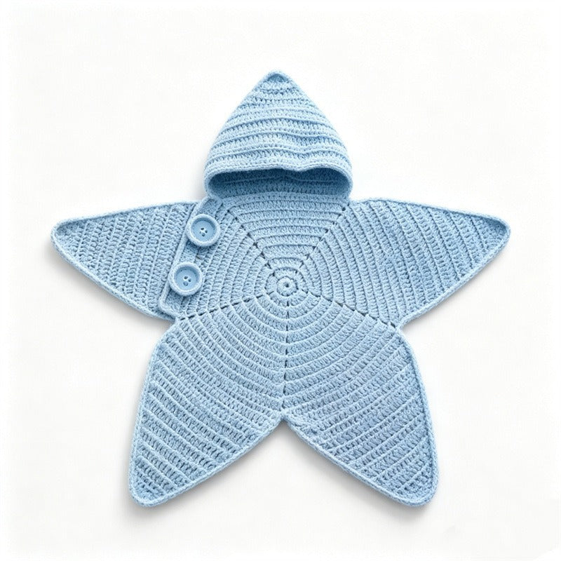 Crochet Kit Or Readywear Choose One Starfish Knit Baby Jumpsuit