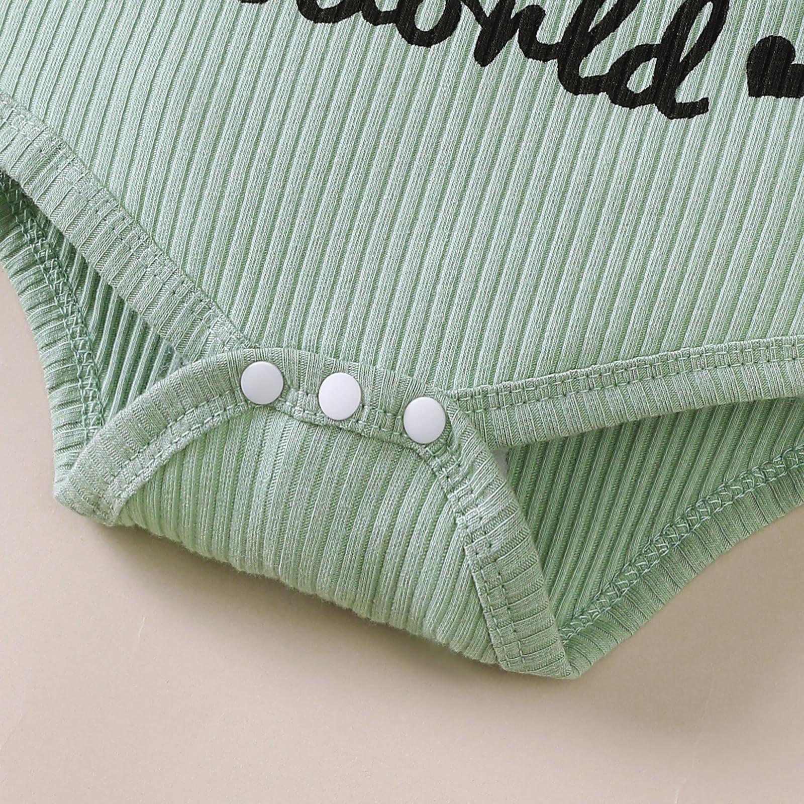 3PCS Sweet Daddy's Girl Mommy's World Letter Floral Print Baby Set