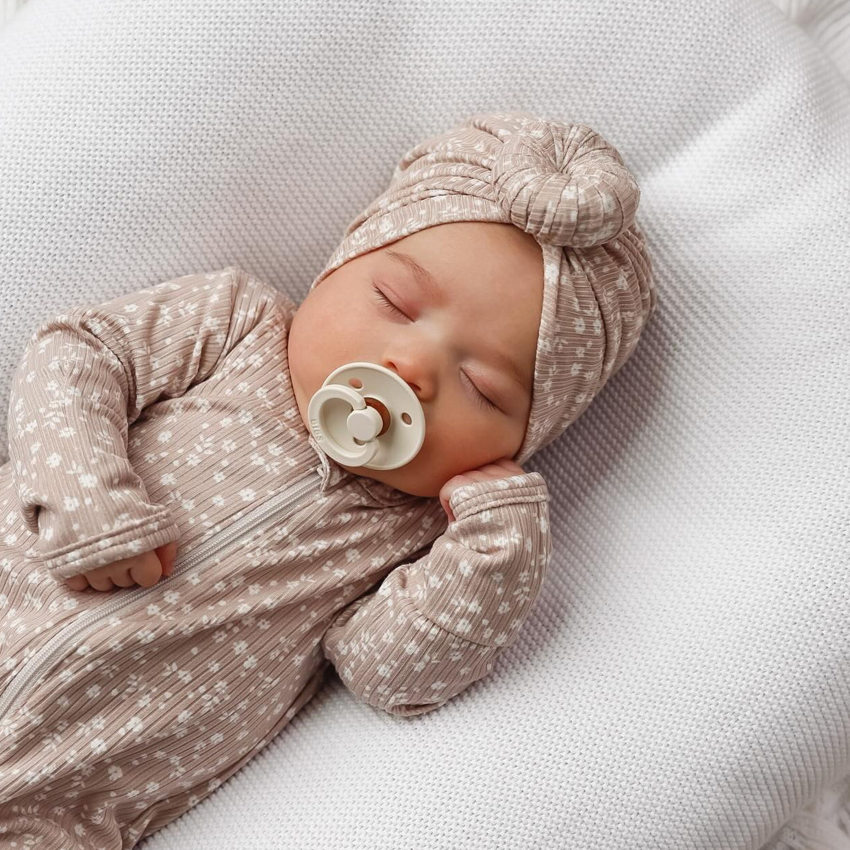 2PCS Cheerful Allover Floral Printed Zipper Baby Jumpsuit