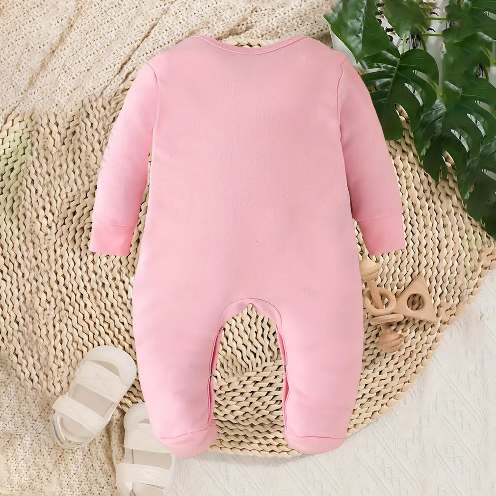 Daddy Daughter Best Friends For Life Letter Printed Baby Jumpsuit