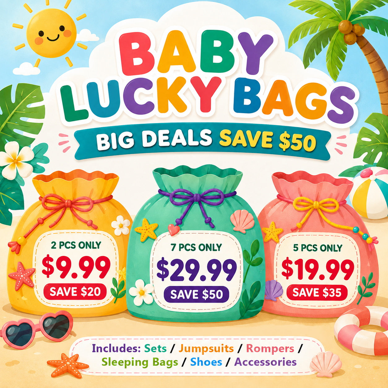 Lucky Mystery Bags For Baby