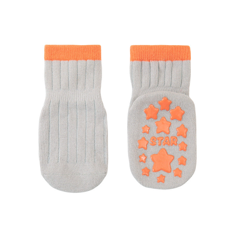 Soft Cute Weather Pattern Non Slip Baby Socks