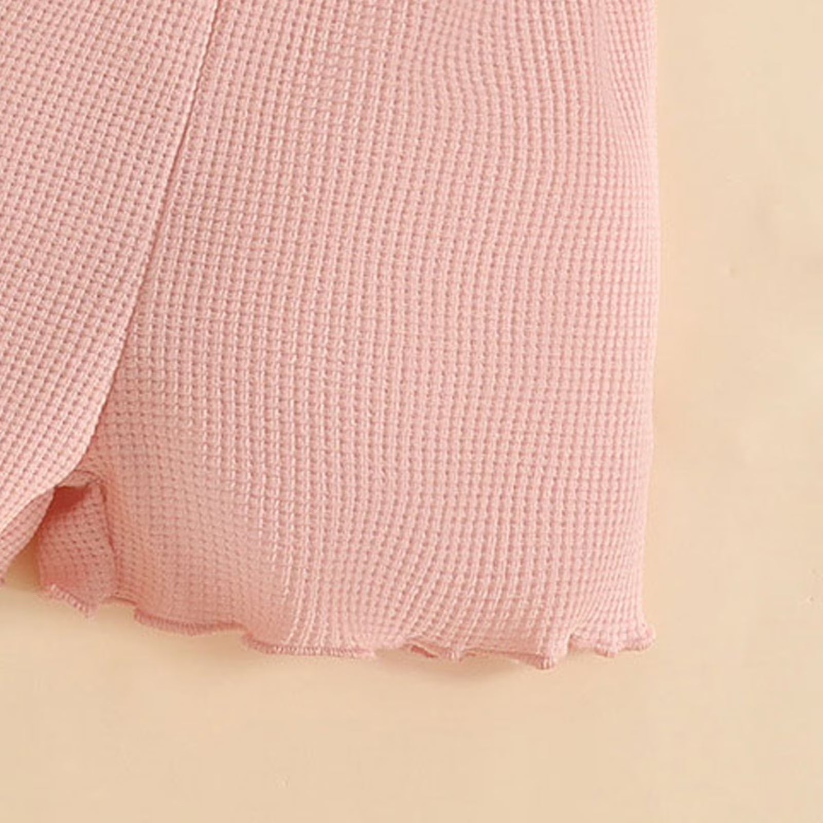 2PCS Mama's Girl Letter Embroidery Short Sleeve Baby Set