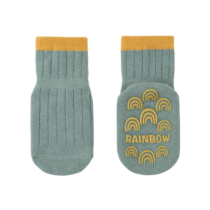 Soft Cute Weather Pattern Non Slip Baby Socks