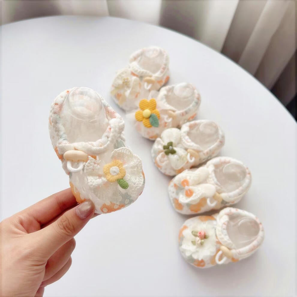 Sweet Breathable Mesh Lace Soft Sole Baby Shoes