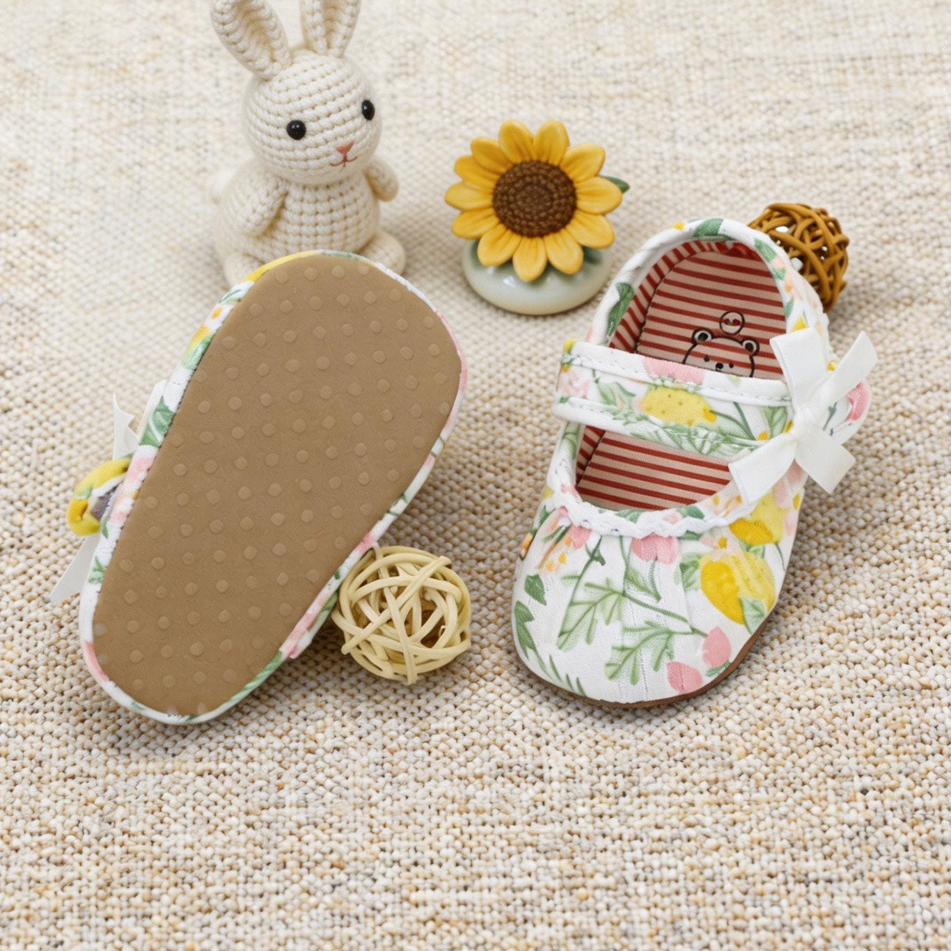 Baby Girl Princess Breathable Soft Sole Prewalker Shoes