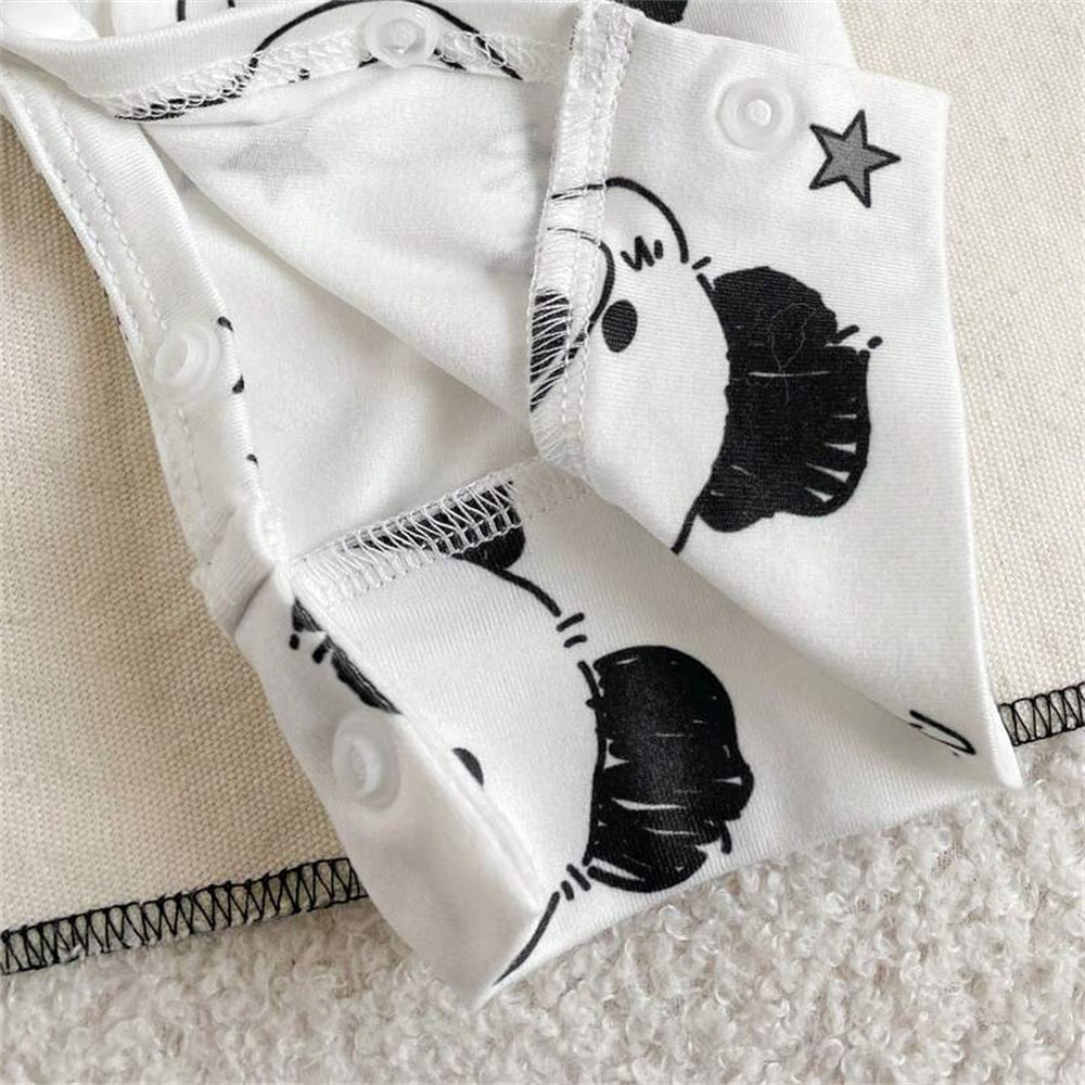 Lovely Koala Print Long Sleeve Baby Jumpsuit