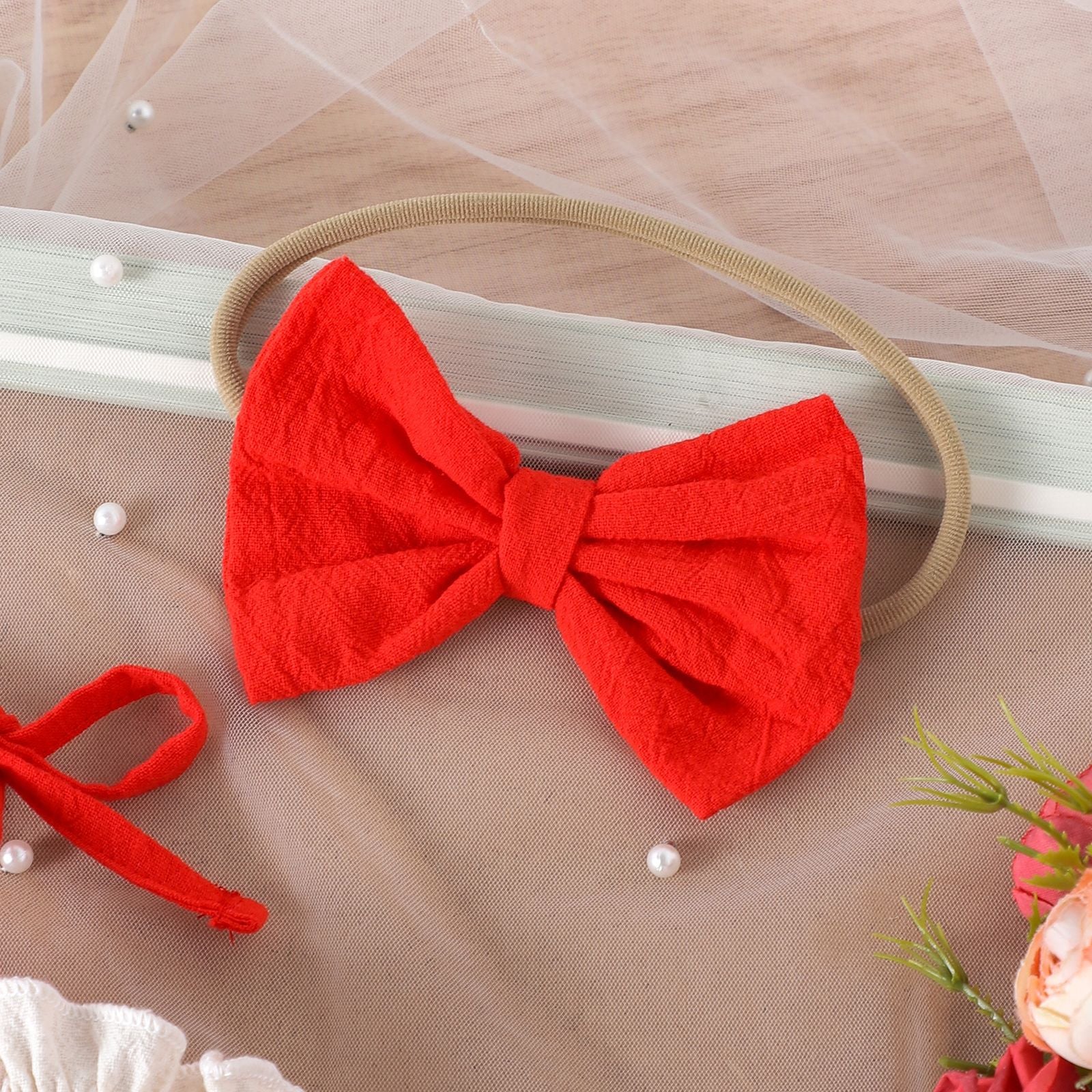 2PCS Sweet Strawberry Appliqué Sleeveless Baby Romper