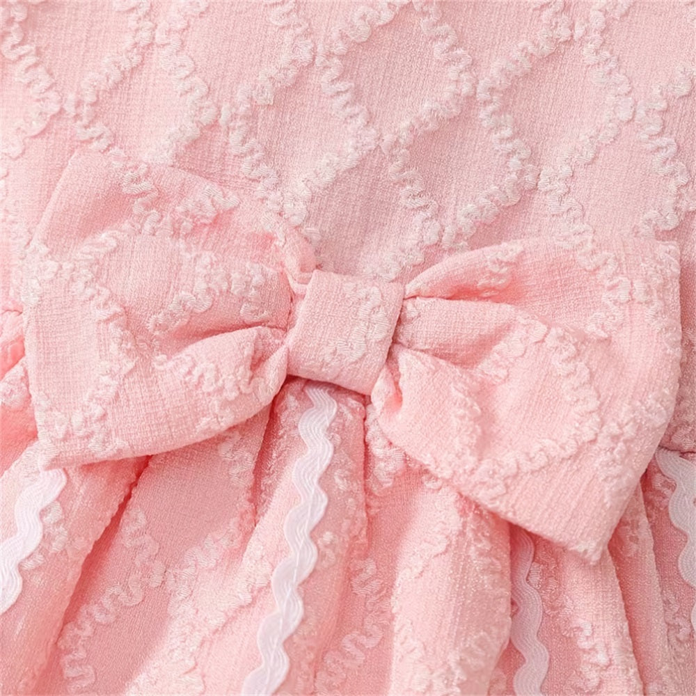 2PCS Sweet Butterfly Patch Long Sleeve Baby Romper