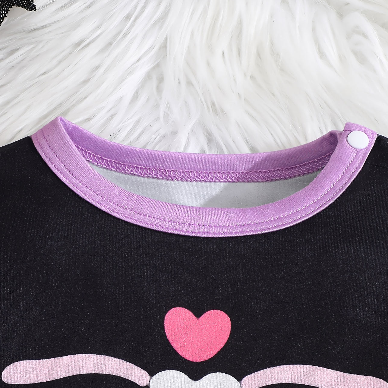 Cute Halloween Cartoon Skeleton Print Long Sleeve Baby Jumpsuit