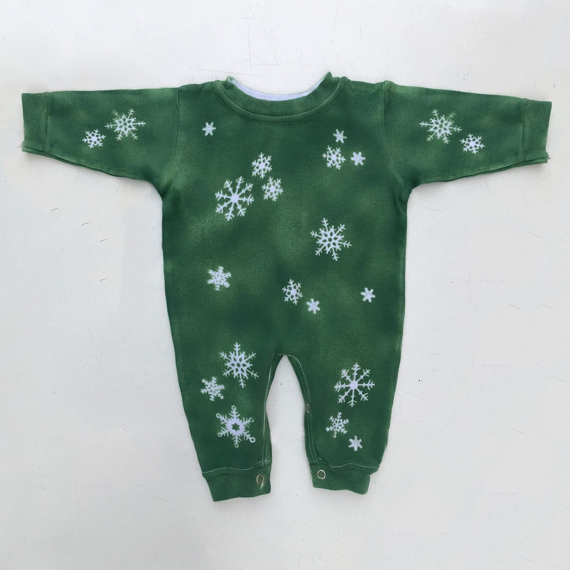 Christmas Snowflake Printed Baby Jumpsuit