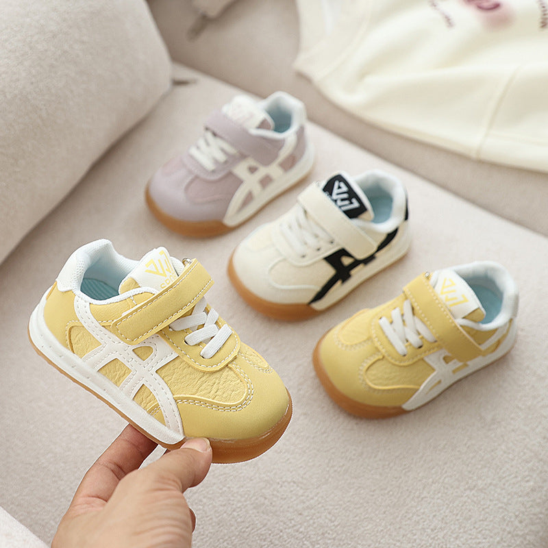 Unisex Baby & Toddler Breathable Non-Slip Soft Sole First Walker Sneakers