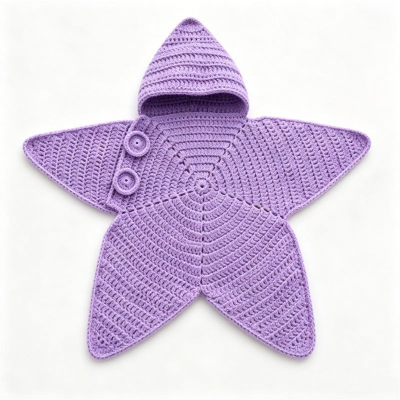 Crochet Kit Or Readywear Choose One Starfish Knit Baby Jumpsuit