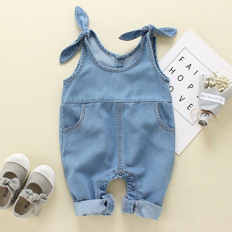 Baby/Toddler's Denim Suspender Jumpsuit