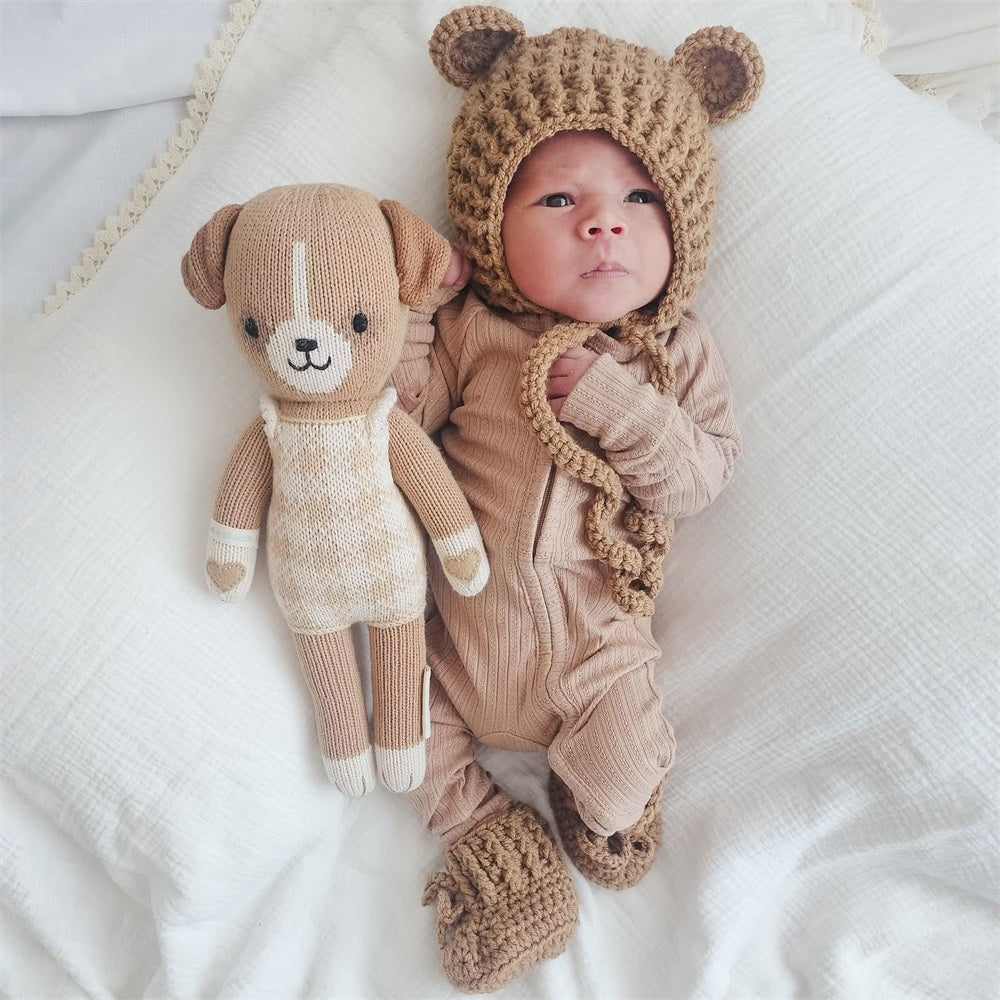 Comfy Solid Color Long Sleeve Zipper Baby Jumpsuit