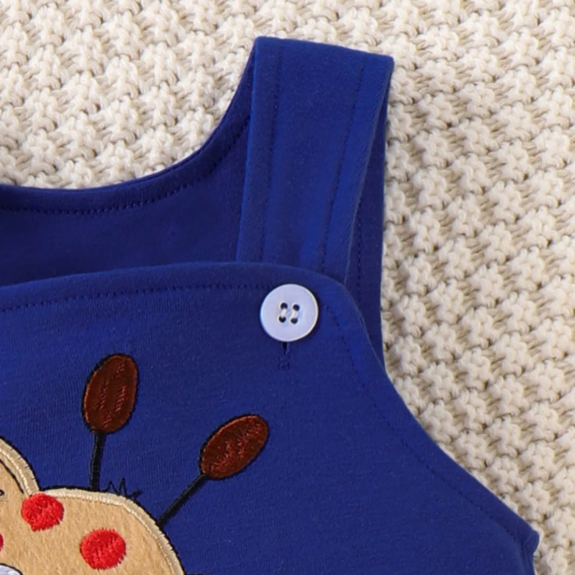 Lovely Giraffe Monkey Printed Baby Jumpsuit