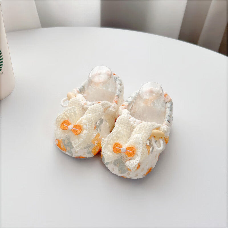 Sweet Breathable Mesh Lace Soft Sole Baby Shoes