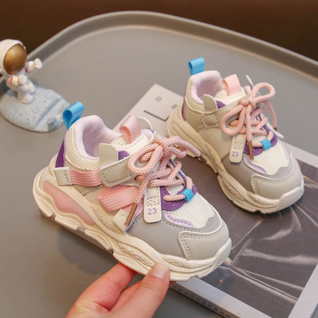 Casual Breathable Mesh Hook Loop Sport Baby Shoes