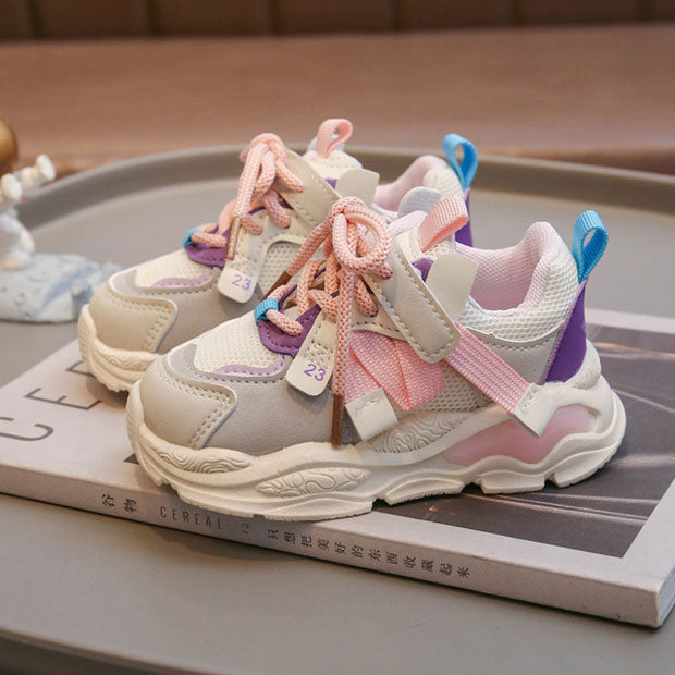 Casual Breathable Mesh Hook Loop Sport Baby Shoes