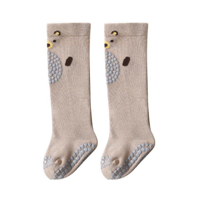 Soft Cute Cartoon Non Slip Knee High Baby Socks