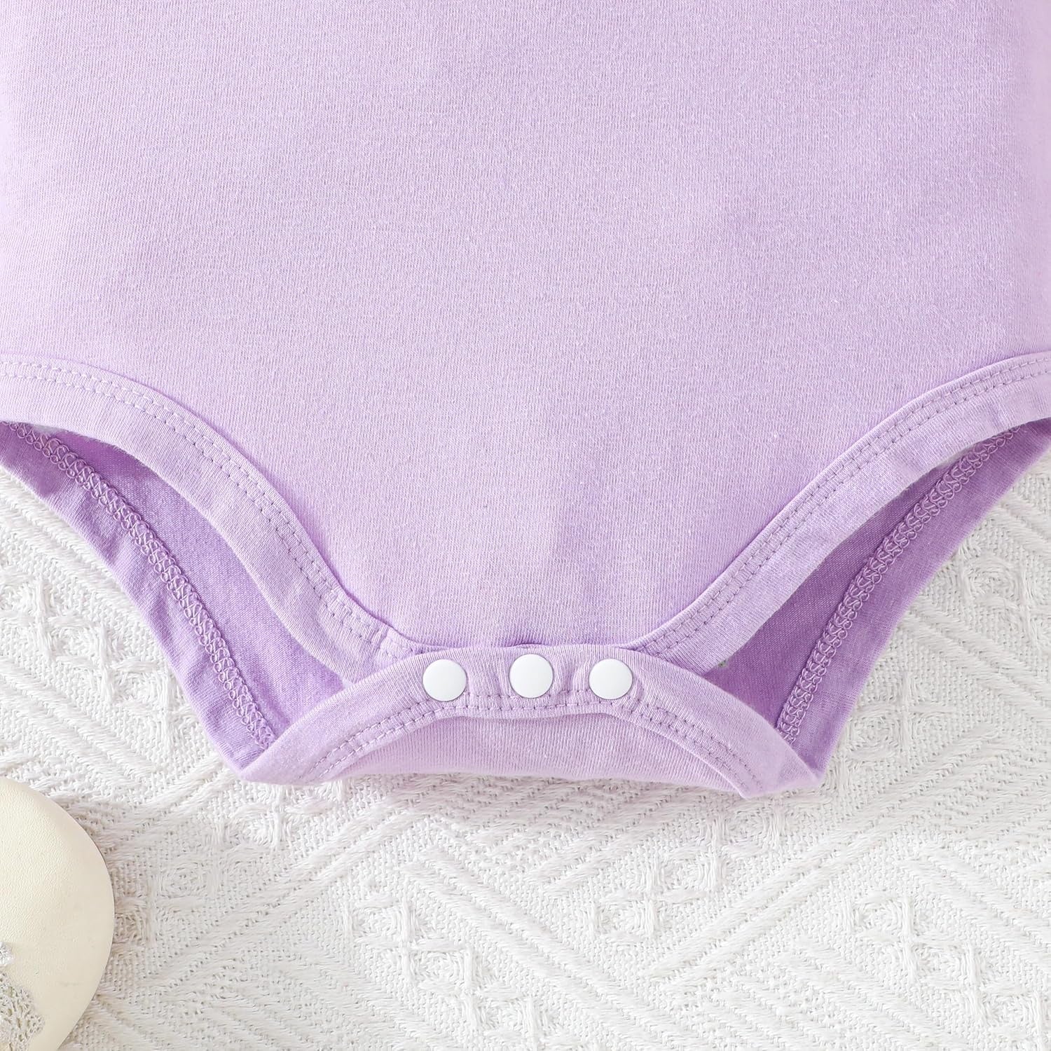 3PCS Holy Cow I'm Cute Letter Print Short Sleeve Baby Set