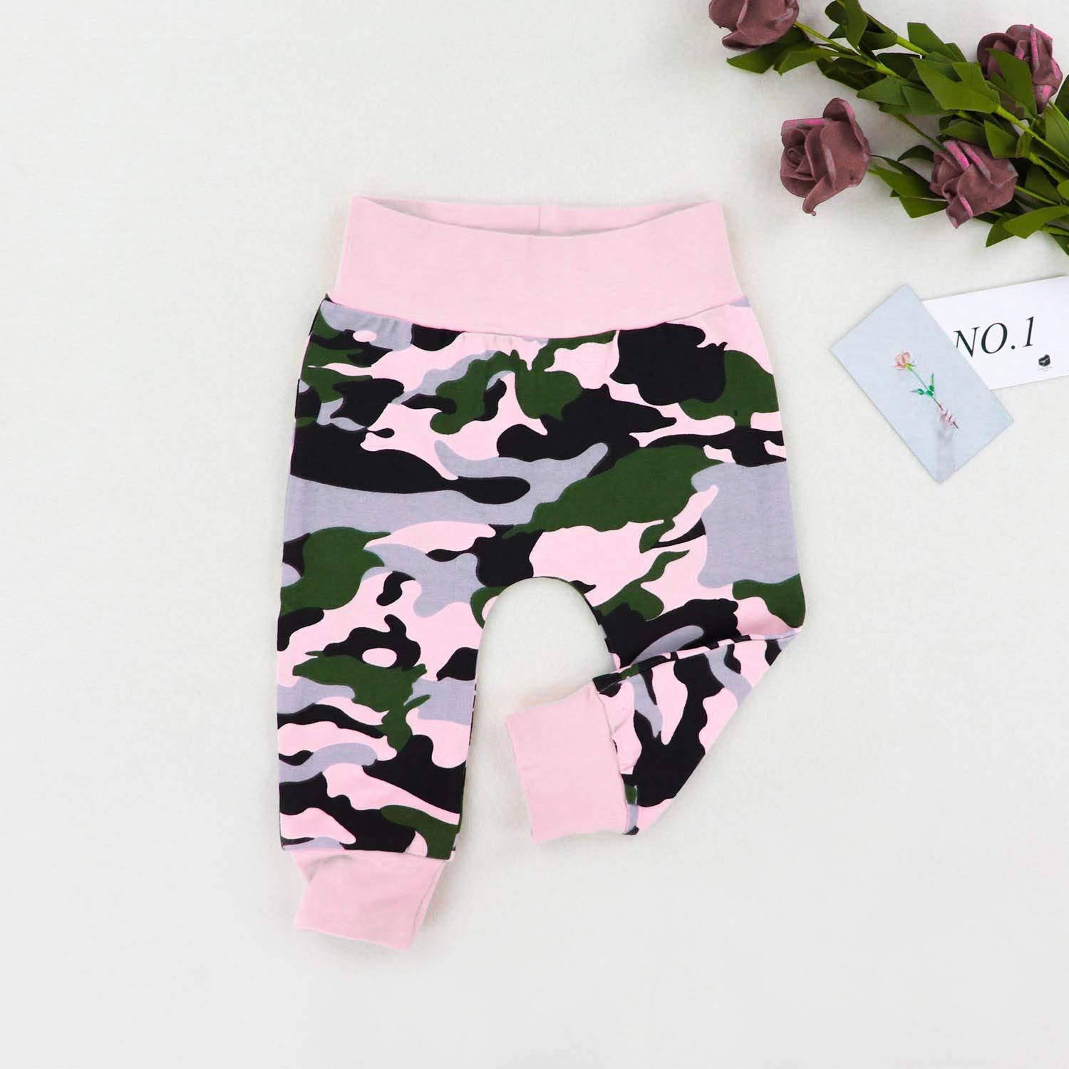 2PCS Baby Girl Daddy's Bestie Camouflage Printed Baby Set