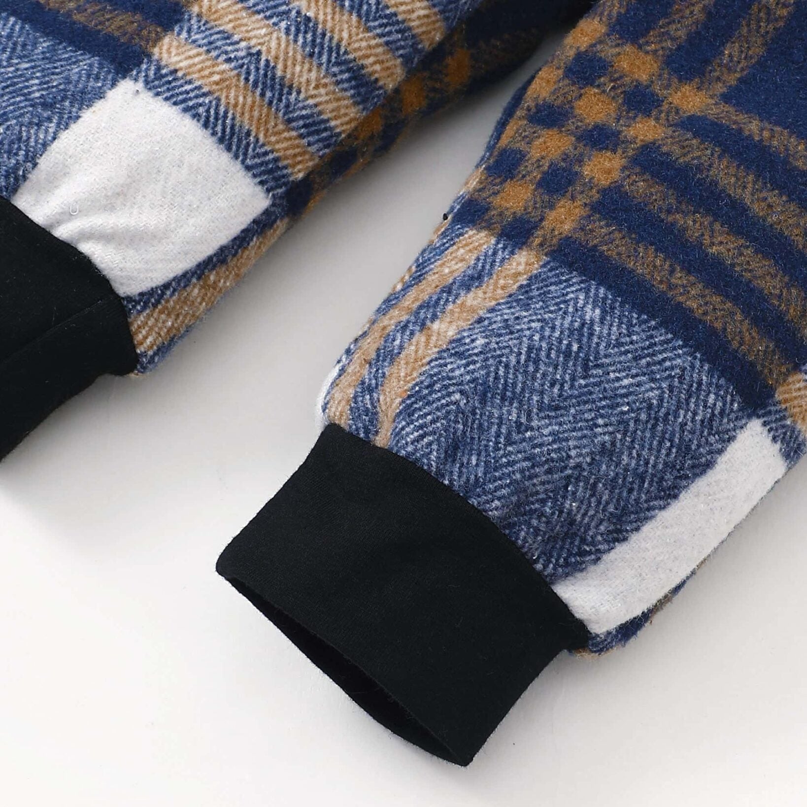 3PCS Chic Ain't No Mama Letter Plaid Print Baby Set