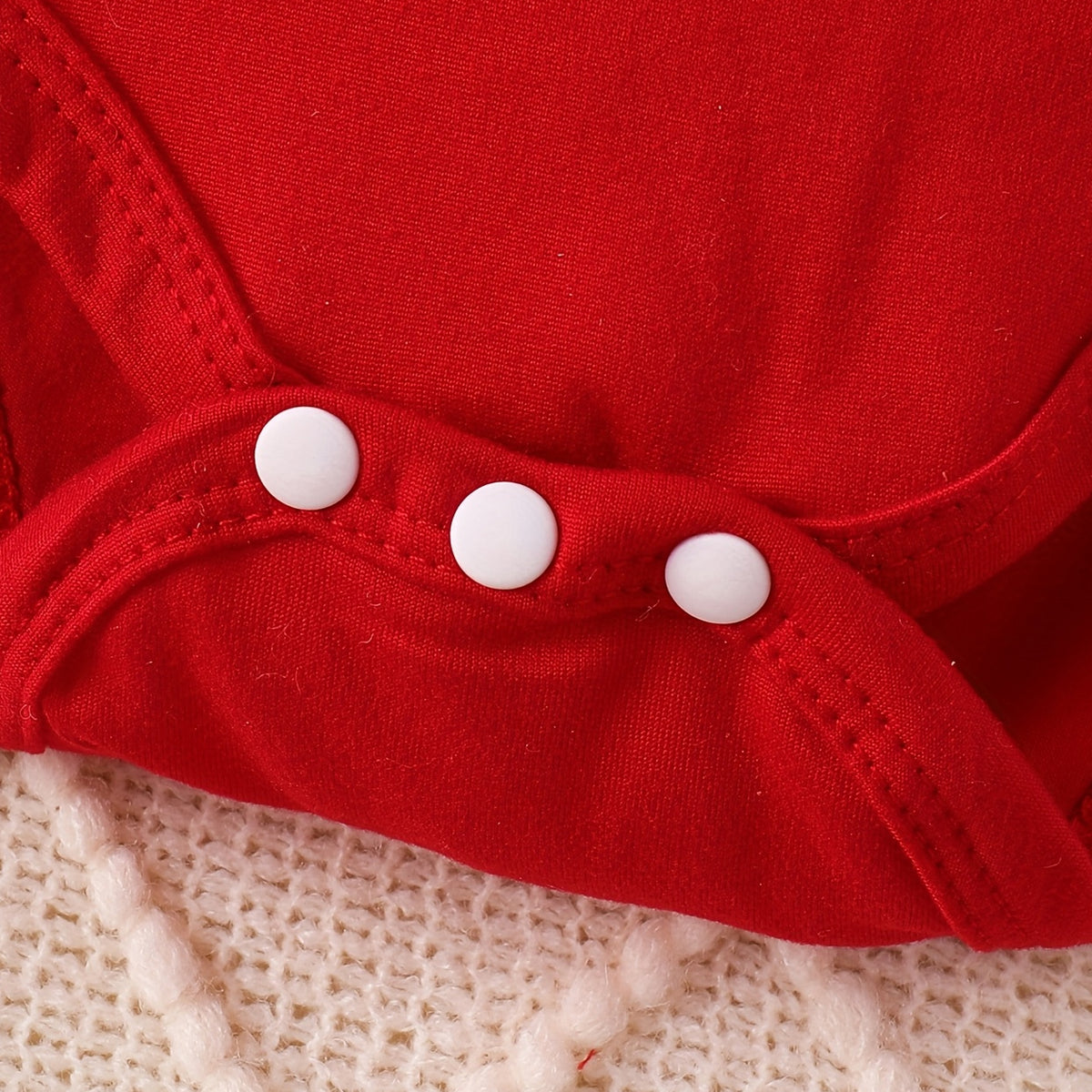 3PCS My 1st Christmas Letter Reindeer and Santa Print Baby Tulle Set