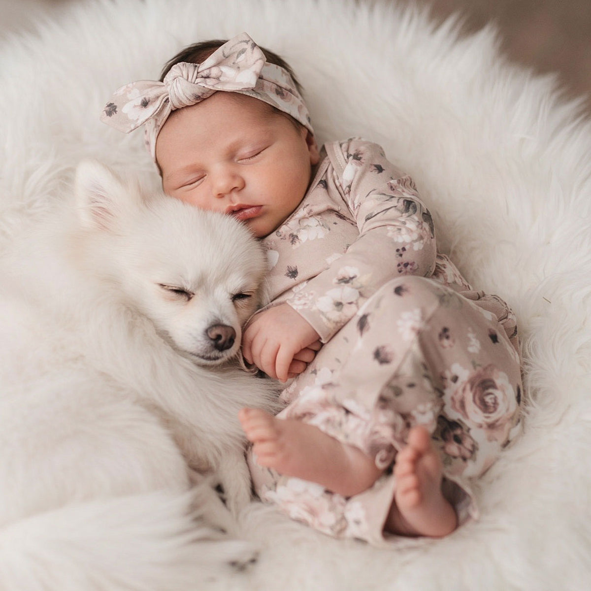 Classy Floral Printed Long Sleeve Sleeping Bag