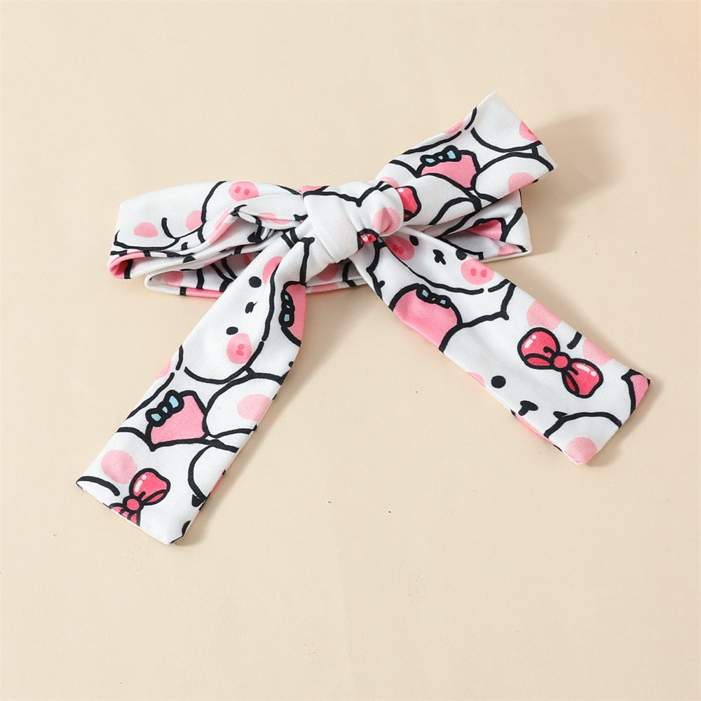 2PCS Adorable Rabbit Frill Trim Long Sleeve Baby Jumpsuit