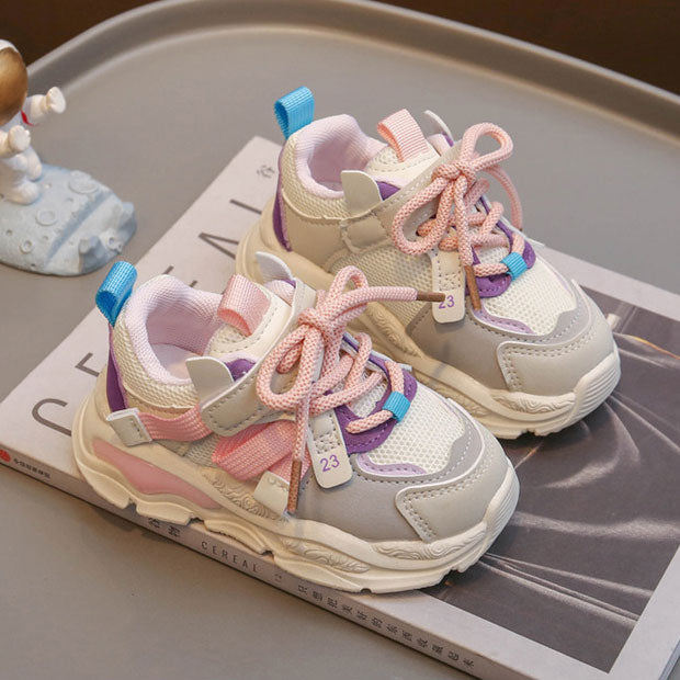 Casual Breathable Mesh Hook Loop Sport Baby Shoes
