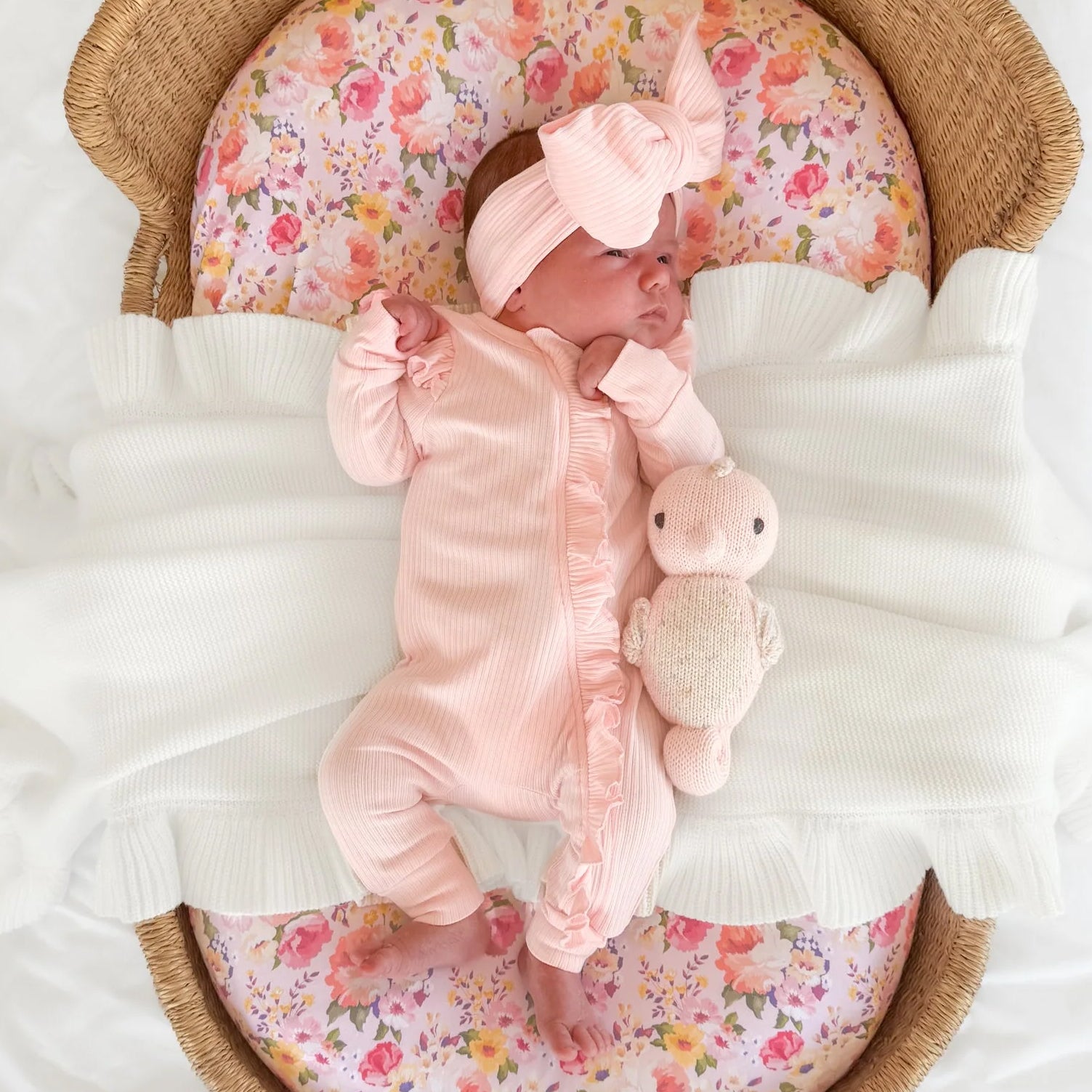 2PCS Graceful Solid Color Long Sleeve Zipper Baby Jumpsuit