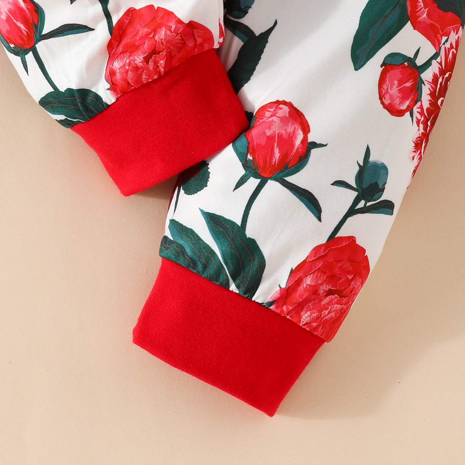 3PCS Pretty Daddy's Little Girl Letter Floral Print Baby Set