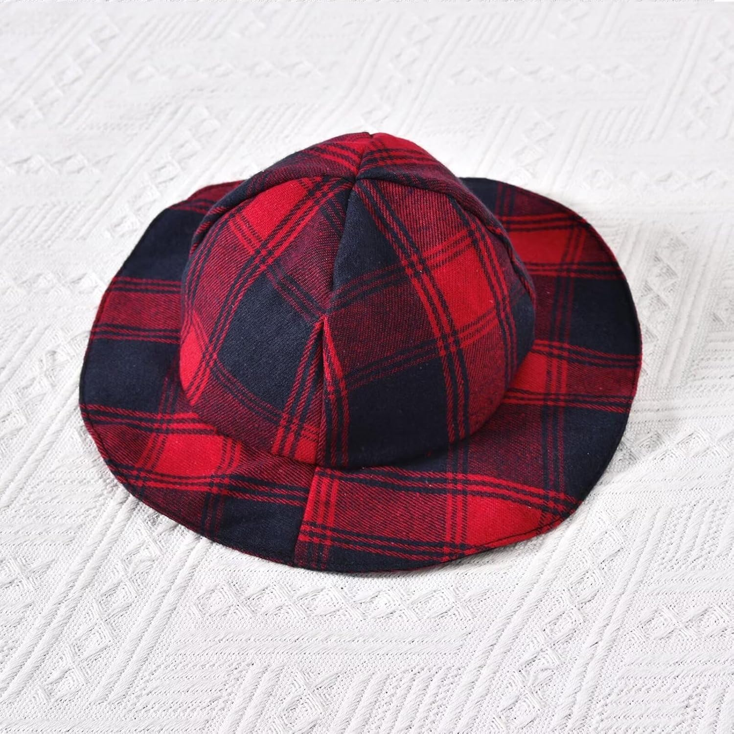 2PCS Stylish Plaid Print Long Sleeve Baby Jumpsuit